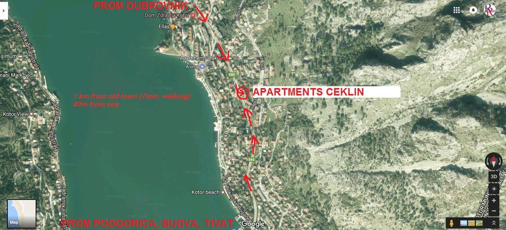 Apartments Ceklin Kotor Ngoại thất bức ảnh